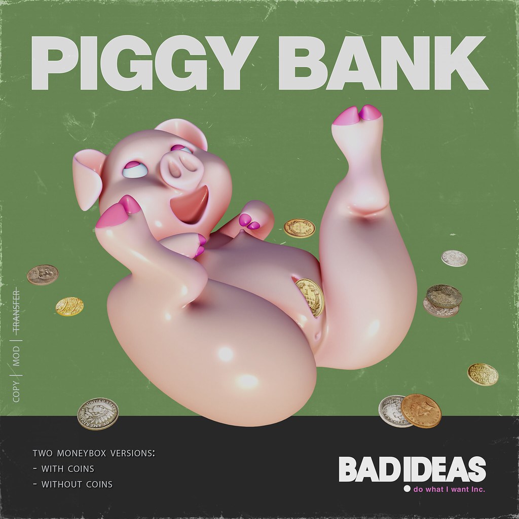 ' BAD IDEAS ' Piggy Bank