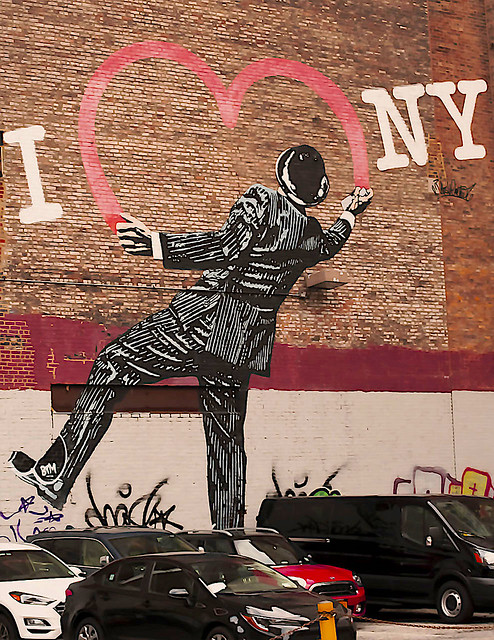 Wall Art On 6th Avenue NYC
