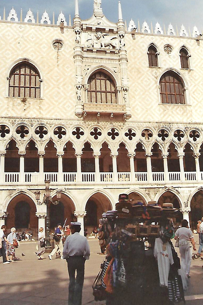 Venice, Doge's Palace, balcony of the Sala del Maggior Consiglio