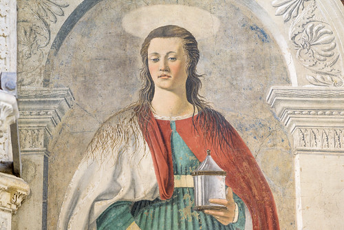 Arezzo - Duomo - Santa Maria Maddalena by Piero della Francesca