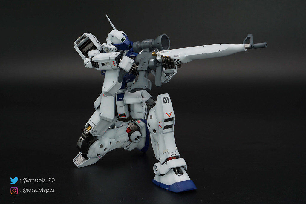 MG GM Sniper II White Dingo Painted Build
