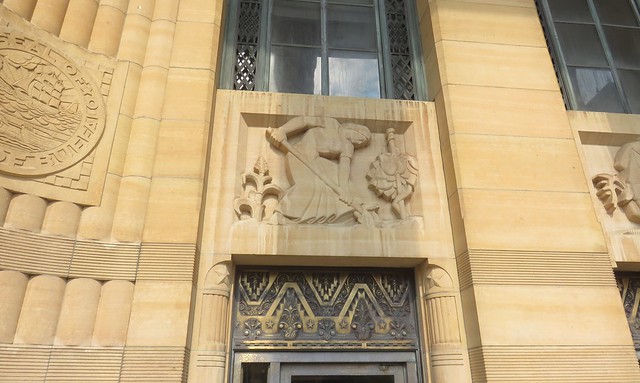 Buffalo, New York City Hall Detail