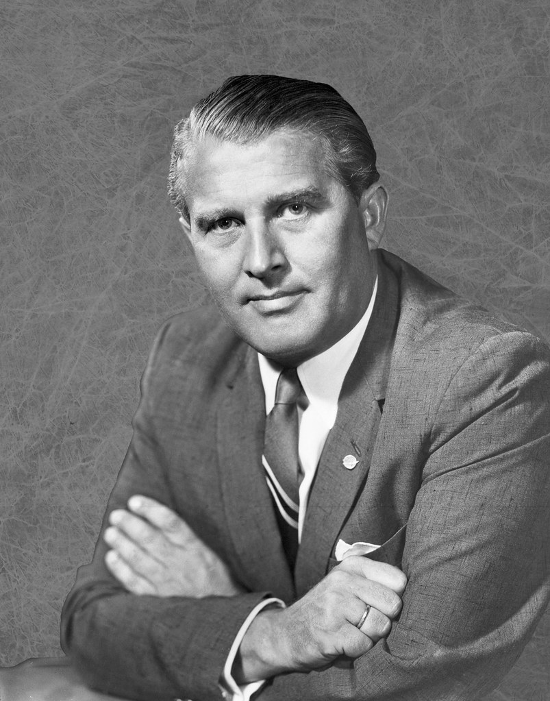“Once the rockets are up, who cares where they come down? That's not my department!” says Wernher von Braun 🚀