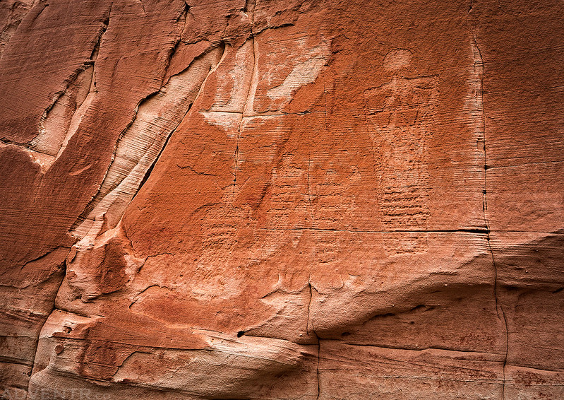 Barrier Canyon Style Petroglyphs