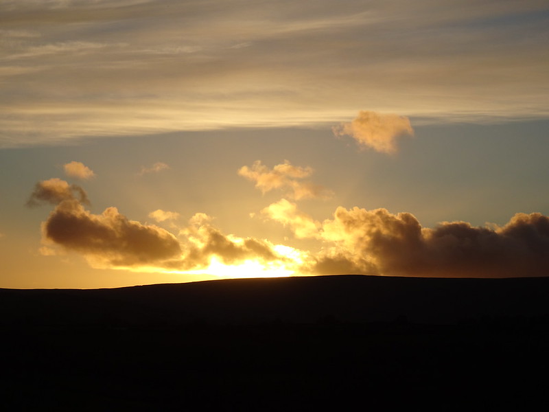 Sunset over Hatterall Ridge, Canns Hill