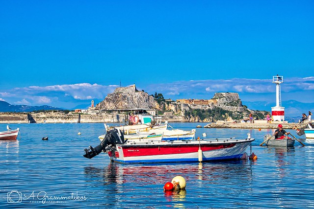 Corfu , view from Anemomylos