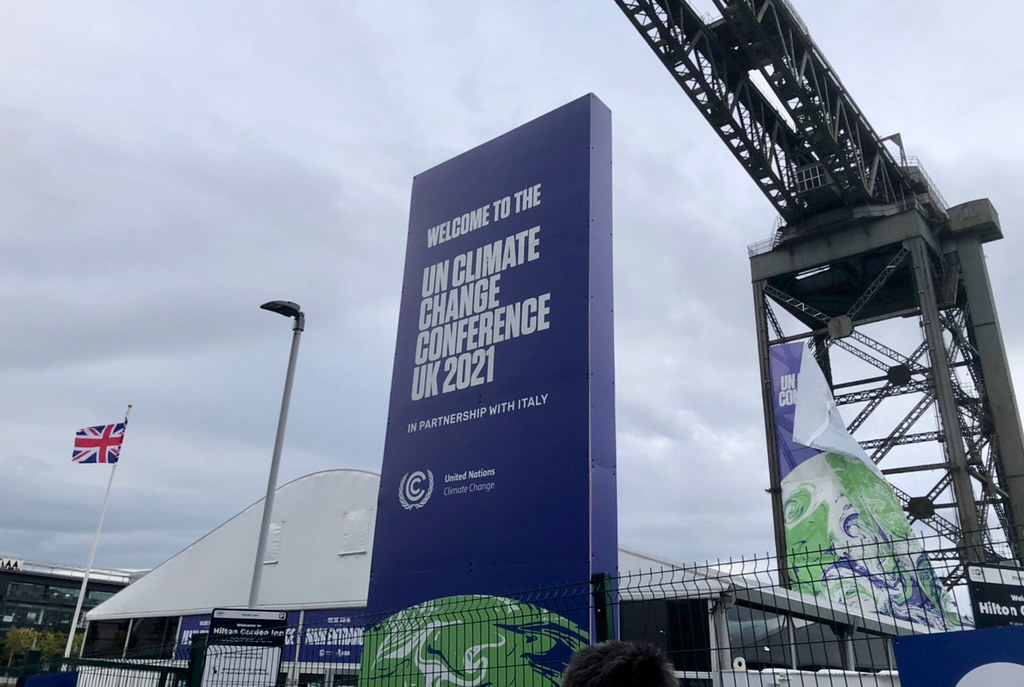 第26屆聯合國氣候高峰會（COP26）正式登場，來自世界各地的參與者預期將湧入10萬人。攝影：張語羚。