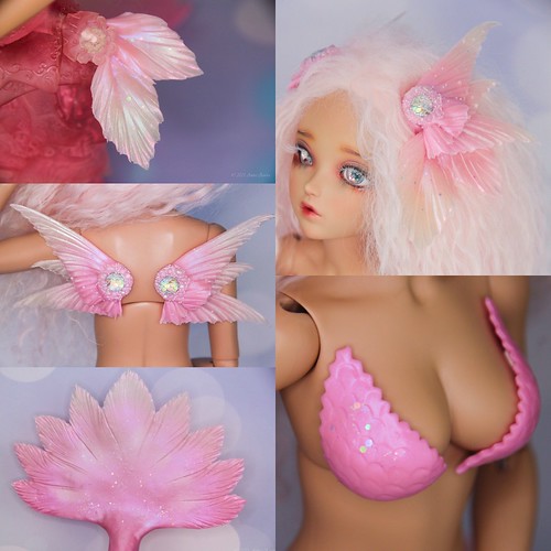 Pink Betta accessories set (doll not included)