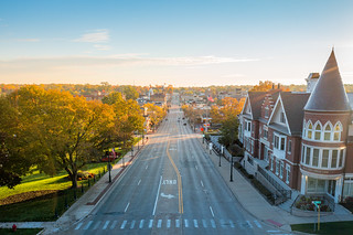Main Street in Saint Charles, Illinois
