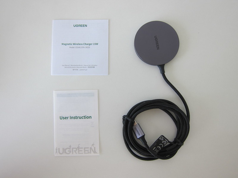 Ugreen Magnetic Wireless Charger - Box Contents