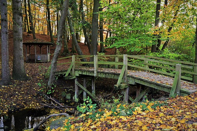 Holzbrücke am Mühlenteich