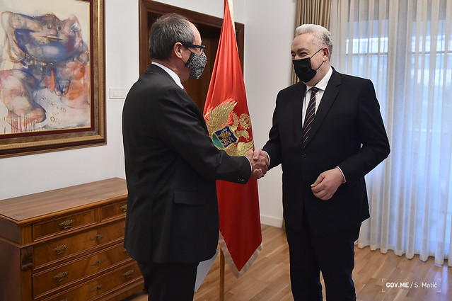 Zdravko Krivokapić - susret sa nerezidentnim ambasadorima u Crnogorskoj kući