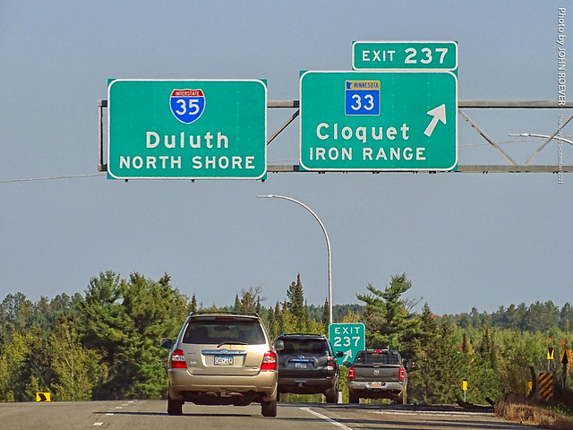 I-35 & MN-33 interchange in Cloquet, 30 Sept 2021