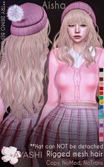 [^.^Ayashi^.^] Aisha hair with hat special for FaMESHed