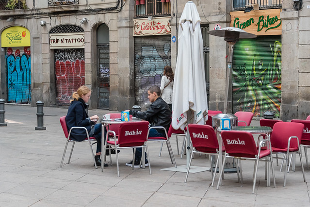 Time for a coffee at Bahia in Barcelona's Gothic Quarter