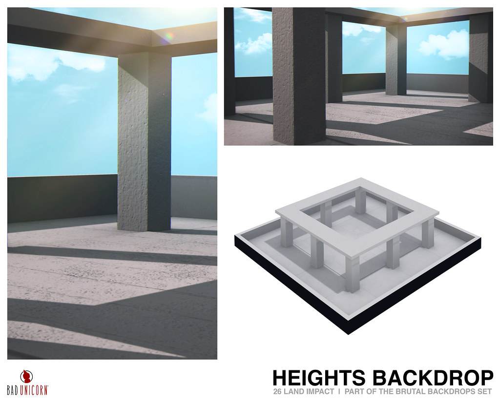 NEW! Heights Backdrop – Brutal Backdrops Set
