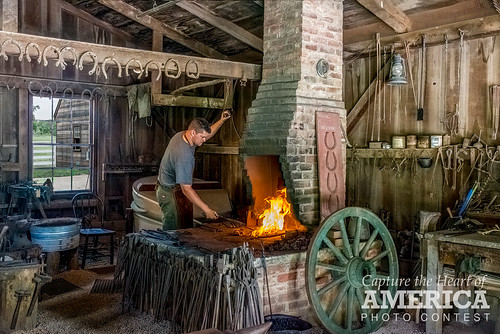 Hoover Village Blacksmoth, by Dean Traver