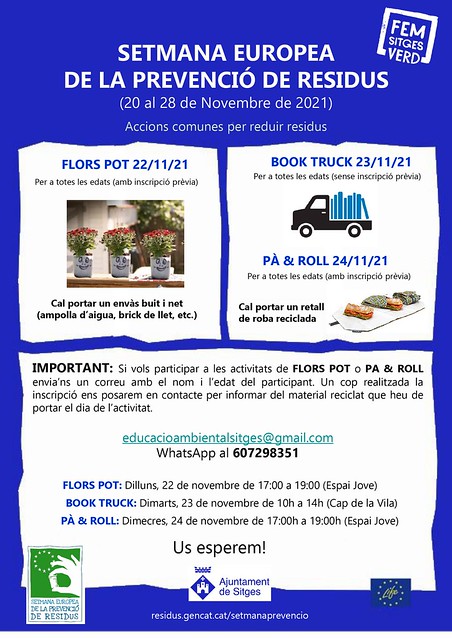 Creación de una envoltura para el bocadillo – Semana Europea de la Prevención de Residuos en Sitges