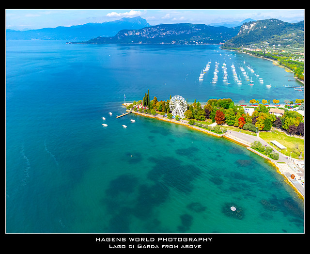 Lago di Garda from above