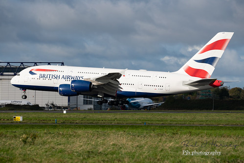 G-XLEF A380 British Airways at Shannon | by Paul J Harvey