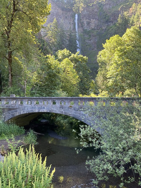 bridge over Multnomah Creek