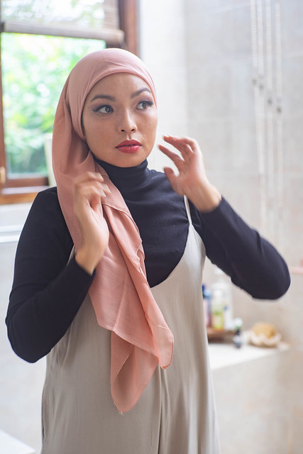 a Hijab Model shoot