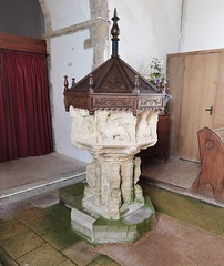 font (15th Century) and font cover (17th Century)