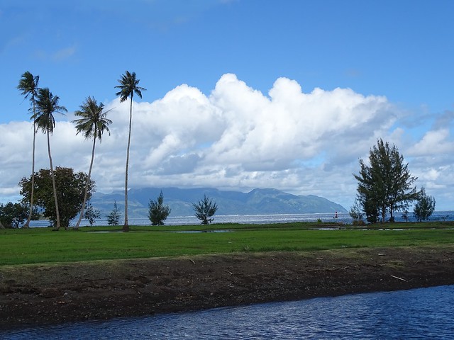 Vue sur la Presqu'île de Tahiti
