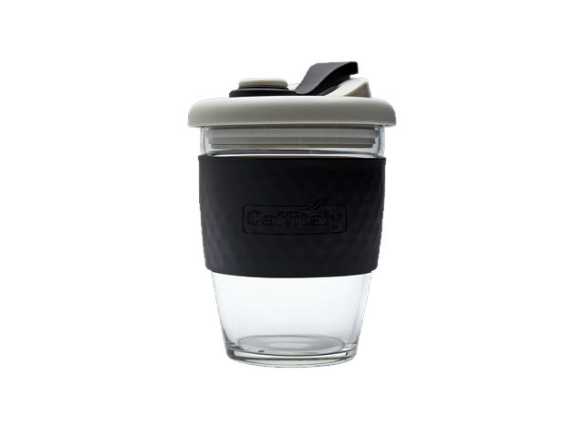 Tazza travel mug termica nero grigio 340ml Caffitaly AC2700200