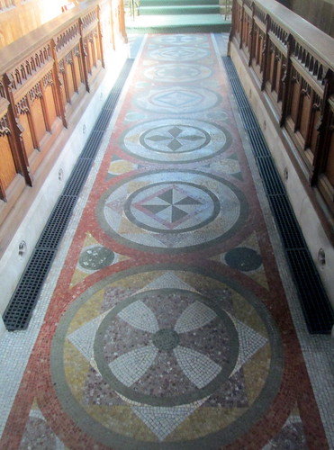 St Romald's, chancel floor, Romaldkirk