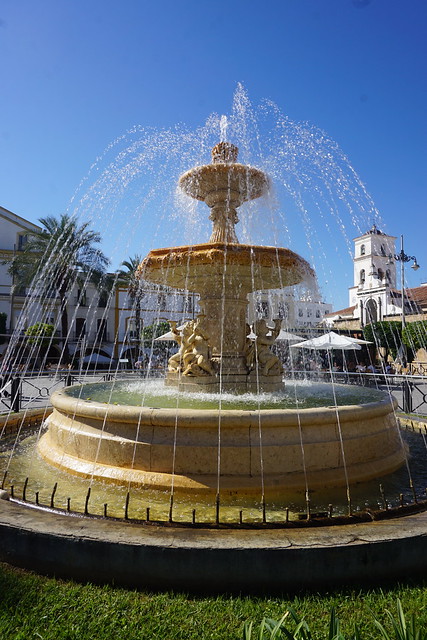 Place d'Espagne, Mérida : Fontaine de Germano José do Salles (XIXe)