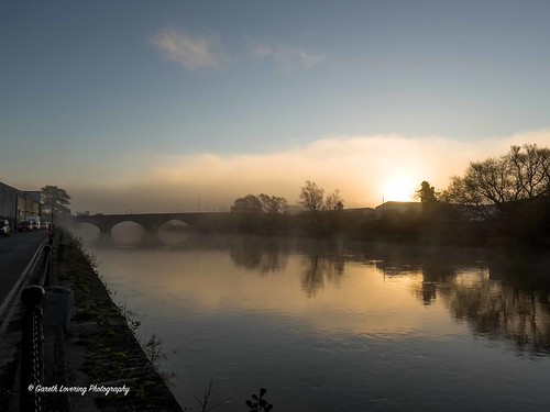A cold misty start to the day at Carmarthen 2021 11 04 #5 by Gareth Lovering Photography, Apple iPhone 13 Procarmarthen sunrise cold misty afontywi rivertowy wales landscape appleiphone13pro
