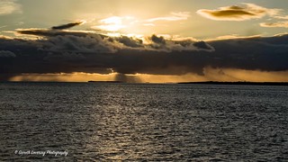Sunset over Carmarthen Bay 2021 11 04