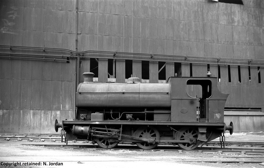 CAIMF267-P.1489-1918, 'No.12', (Rebuilt by YE in 1948) at Samuel Fox and Company Ltd, Stocksbridge Steel Works, near Sheffield-14-10-1959-A