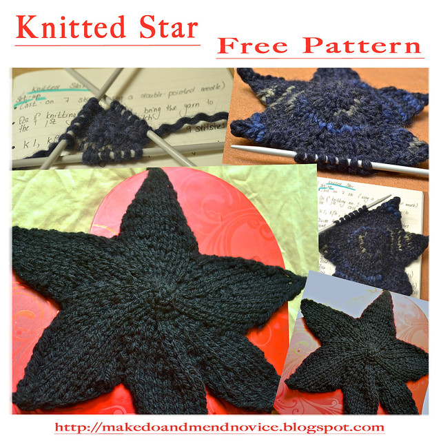Free Star Knitting Pattern