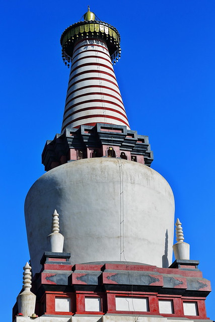 Clay or Earthen Pagoda in the Dafo Si-Great Buddha Temple. Zhangye-Gansu-China-1271
