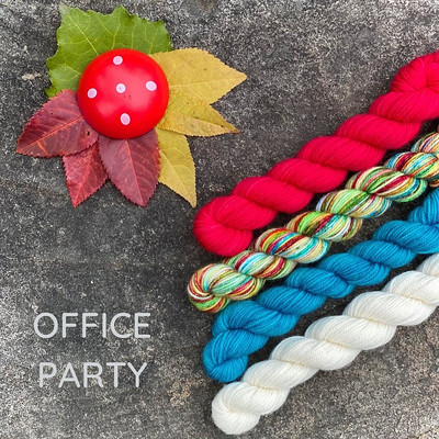 Office Party - 20 g each of Ugly Christmas Sweater, Tropical Getaway, Red Light Sabre, City Girl Chic 1