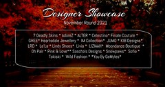 Designer Showcase -November Round -2021