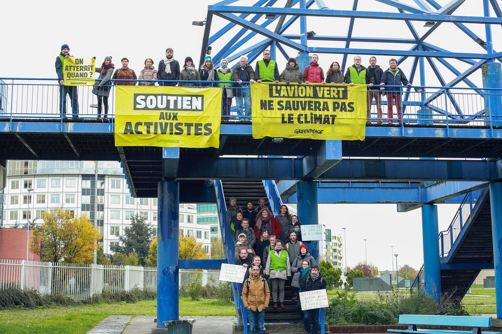 Greenpeace action in Bobigny