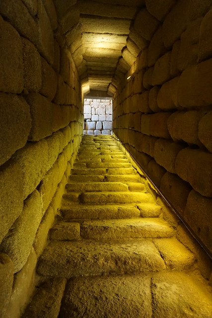 Alcazaba, Mérida : Escalier intérieur de l'Aljibe