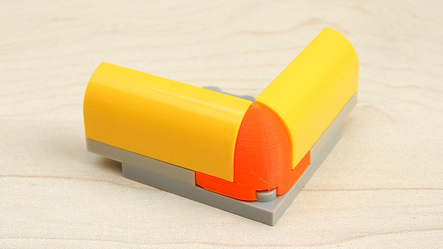 Custom Lego Part - Curved Corner (My Own Design)