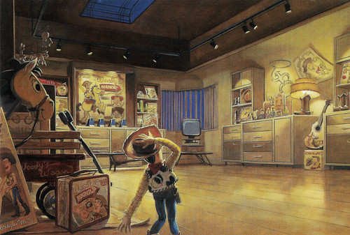 Concept art Toy Story 2 (1999)