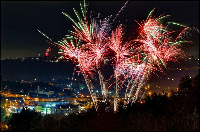 Fireworks over Shipley 051121