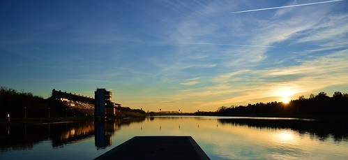 Oberschleißheim - Regattastrecke by cnmark, Sunset at the Olympic <i>Regattastrecke</i> in Oberschleißheim.
WB on "Auto"

The <i>Regat