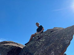 Jack at the top of Flatirons