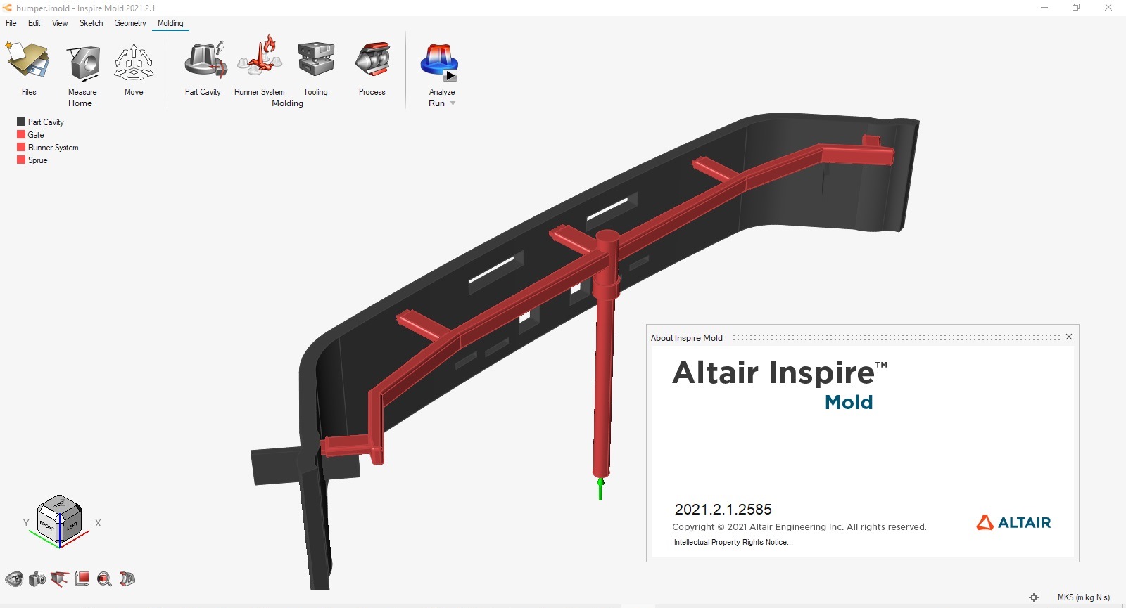 Working with Altair Inspire Mold 2021.2.1 full
