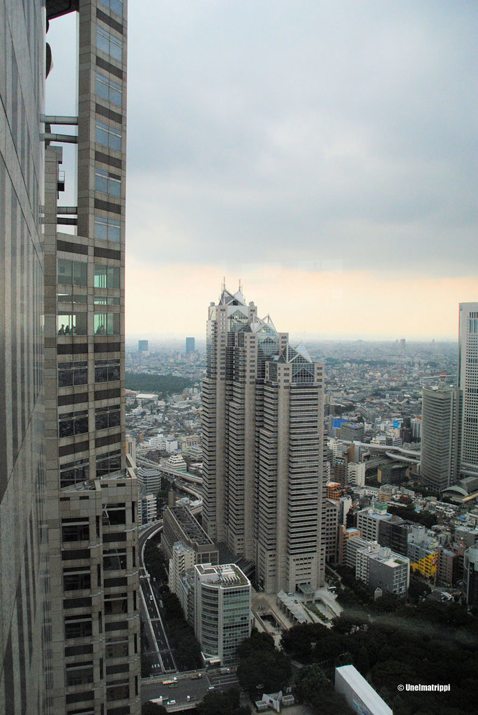 Näkymä Tokyo Metropolitan Government Buildingistä Japanin Tokiossa