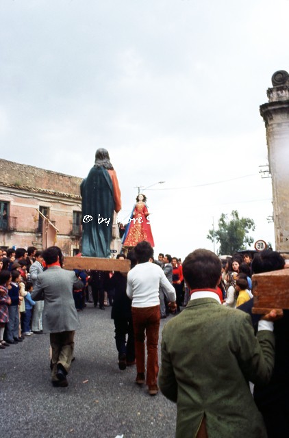 Stilo (RC), 1973, Riti della Settimana Santa.