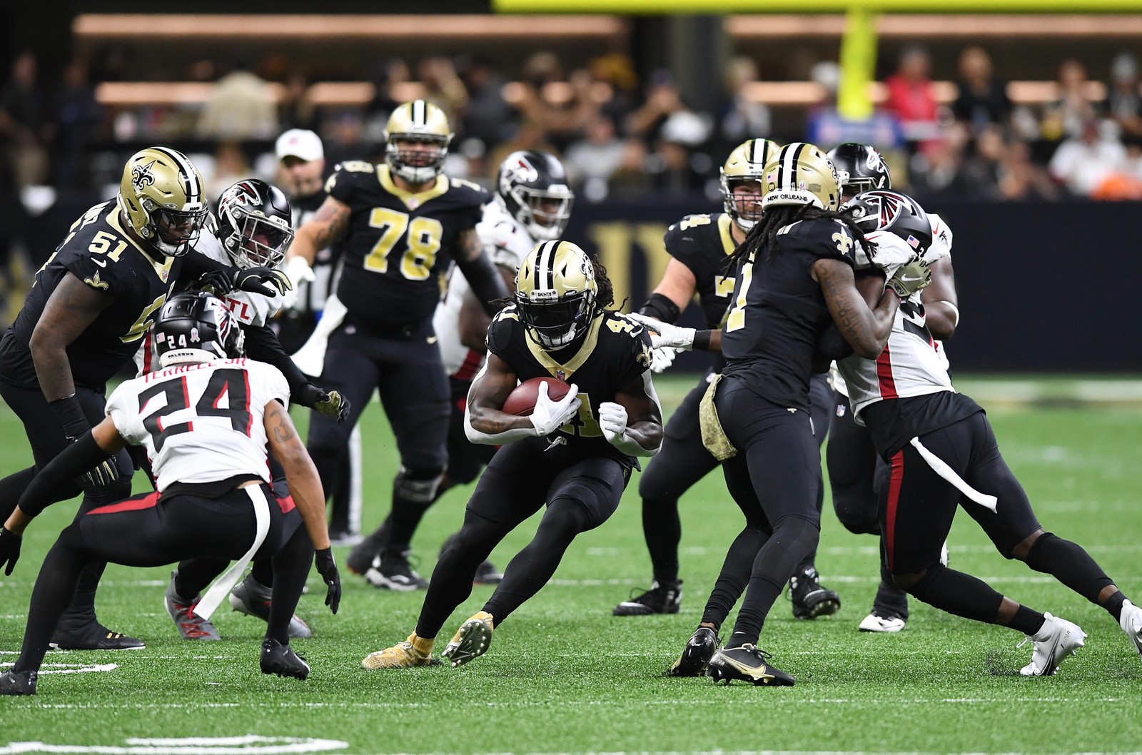 Falcons at Saints by Parker Waters (3)