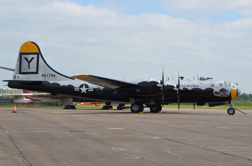 44-61748, (G-BHDK), Boeing B-29 Superfortress, Duxford, 15-05-2015